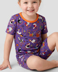 Schlafanzug-Set zweiteilig, kurze Ärmel, kurze Hose, Bambus