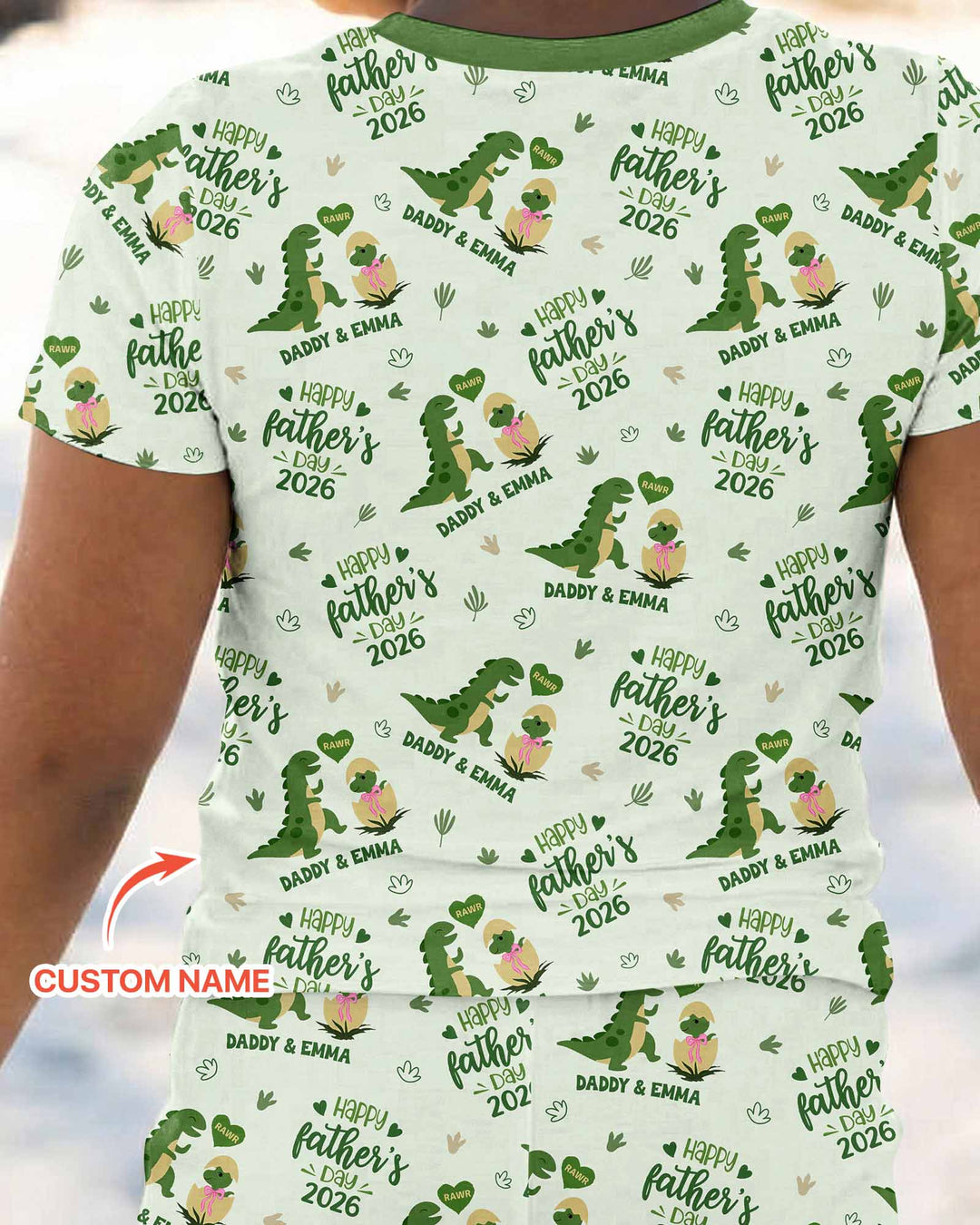 Zweiteiliges, kurzärmliges Pyjama-Set mit Marienkäfern
