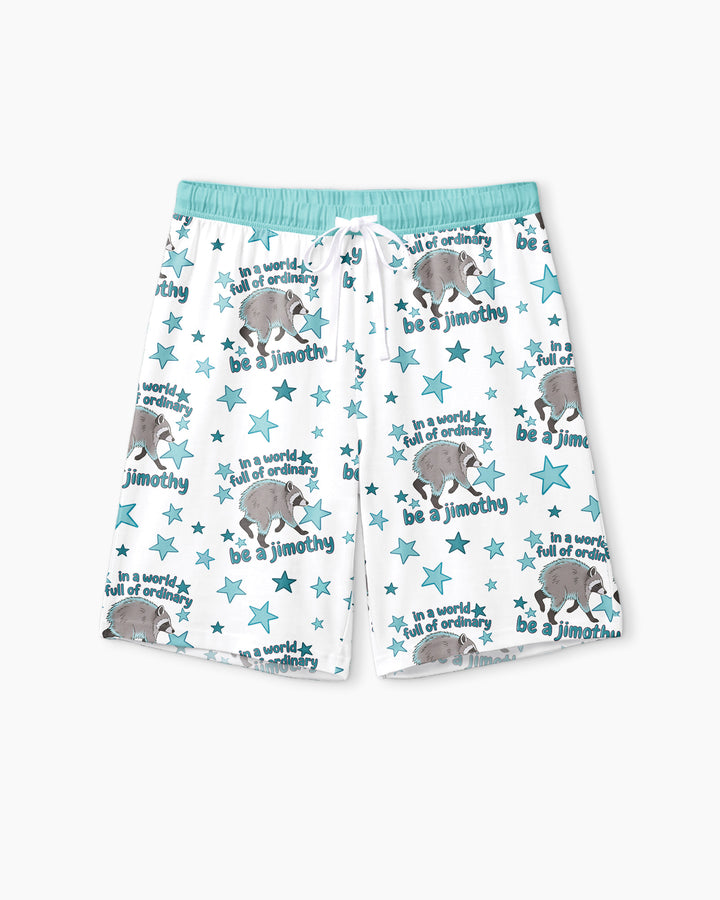 In A World Full Of Ordinary Be A Jimothy Bamboo Men Short Sleeve Short Pajama Set