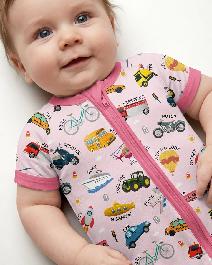 Vehicle Vocabulary Bamboo Shorty Zippy