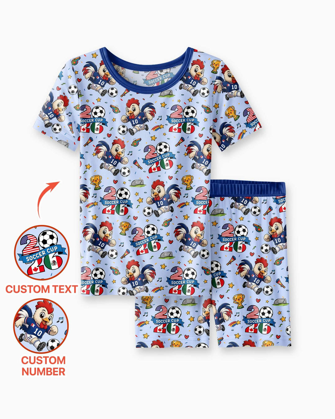 Schlafanzug-Set zweiteilig, kurze Ärmel, kurze Hose, Bambus