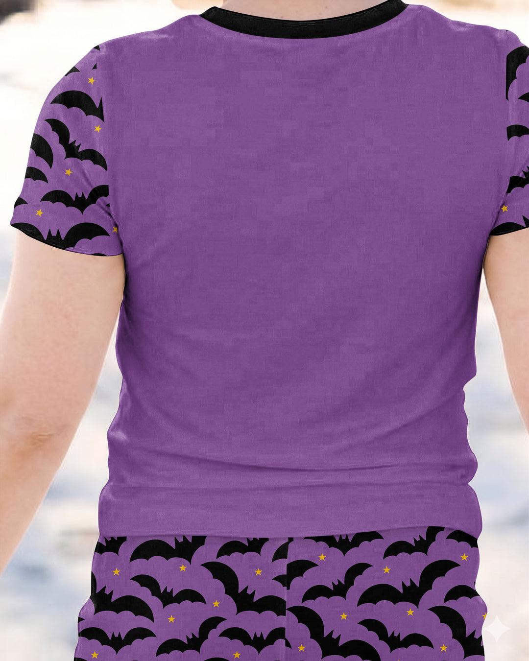 Zweiteiliges, kurzärmliges Pyjama-Set mit Marienkäfern