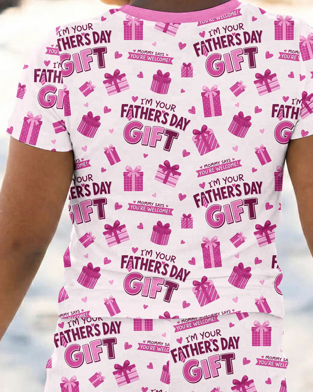Zweiteiliges, kurzärmliges Pyjama-Set mit Marienkäfern