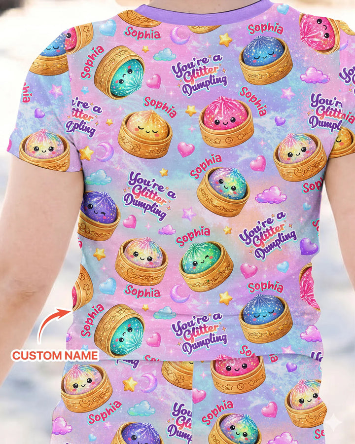 Zweiteiliges, kurzärmliges Pyjama-Set mit Marienkäfern