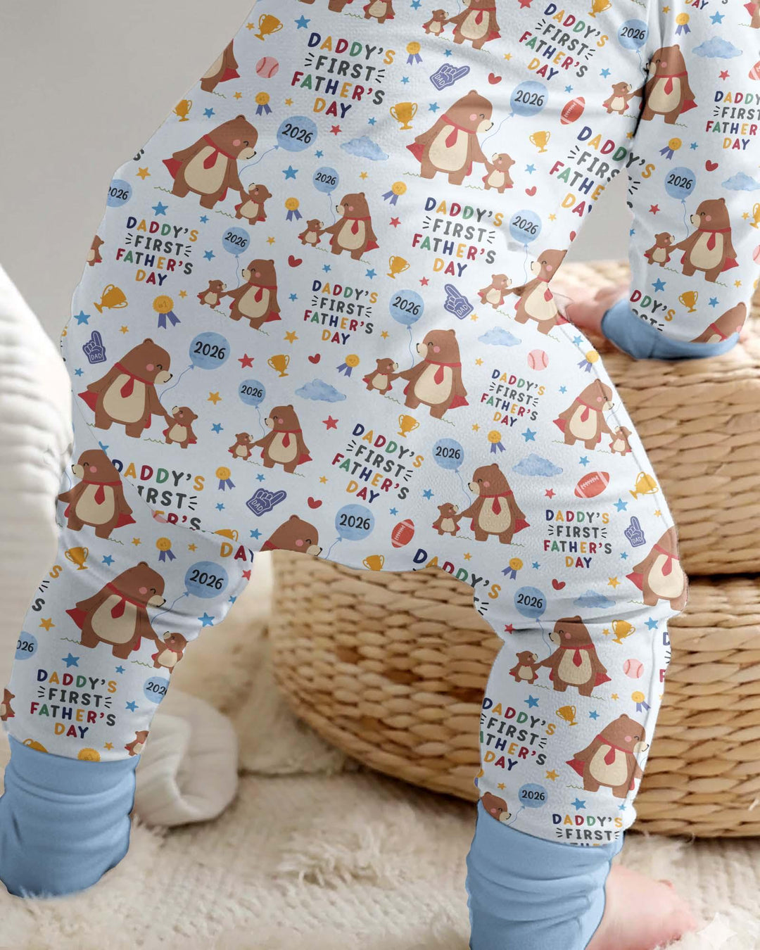 Gerippte Babykleidung mit individuellem Foto - Weich &amp; Skizzenhaft