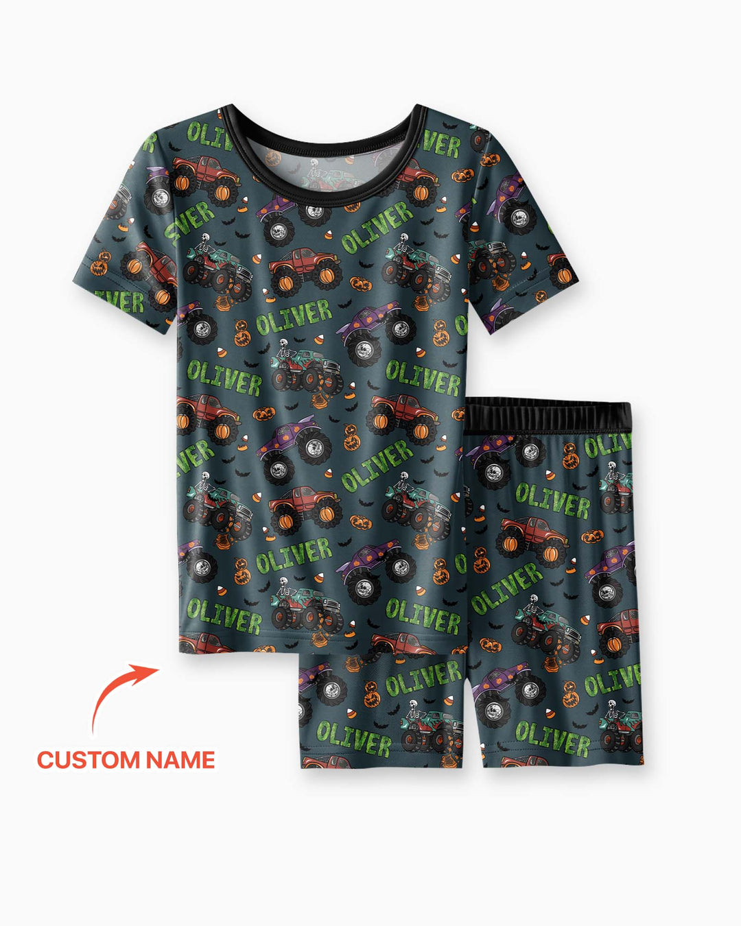 Schlafanzug-Set zweiteilig, kurze Ärmel, kurze Hose, Bambus