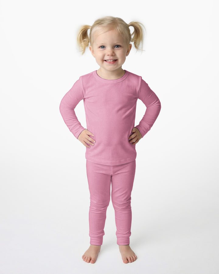 Sweet Pink Bamboo Two Piece Pajama Set