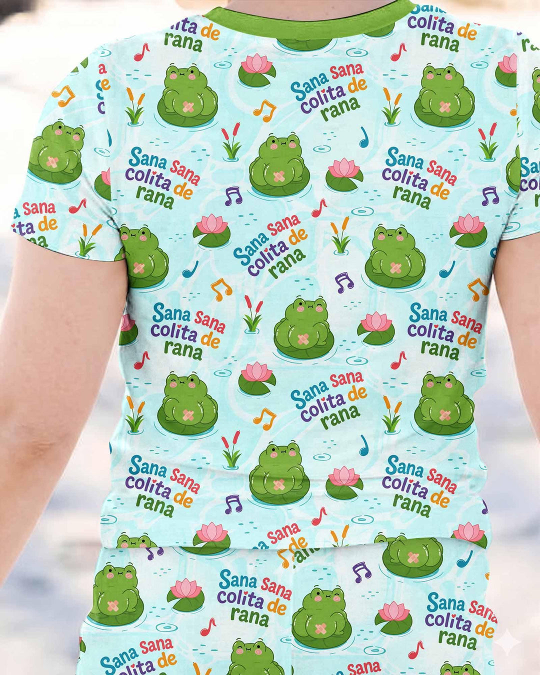 Zweiteiliges, kurzärmliges Pyjama-Set mit Marienkäfern