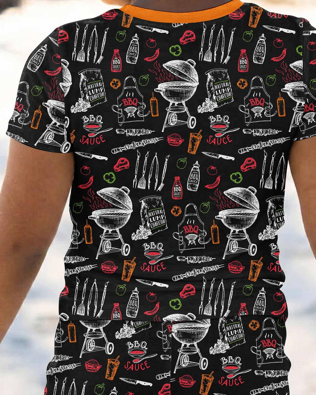 Zweiteiliges, kurzärmliges Pyjama-Set mit Marienkäfern