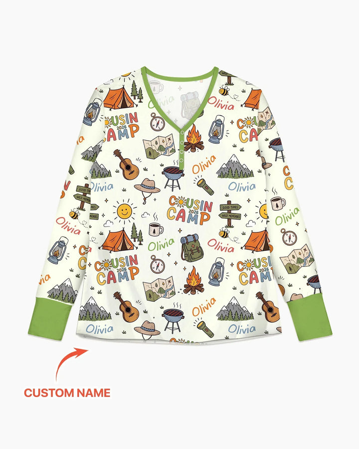 Vorlage Bambus Damen Pyjama Set