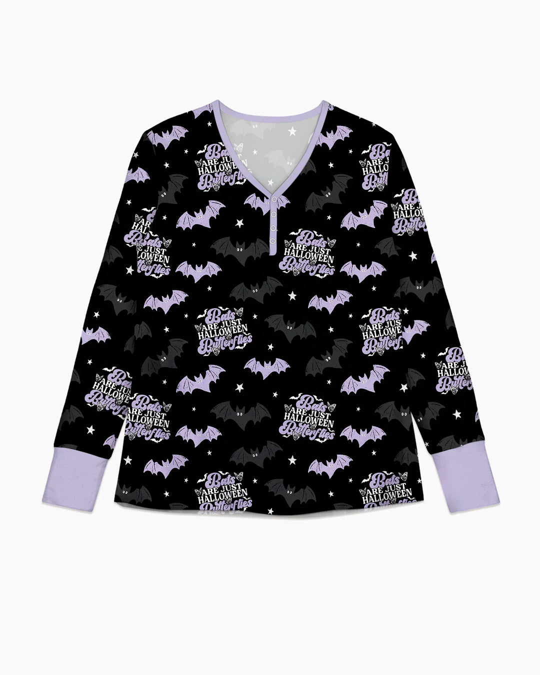 Halloween Butterflies Bamboo Women Pajama Set