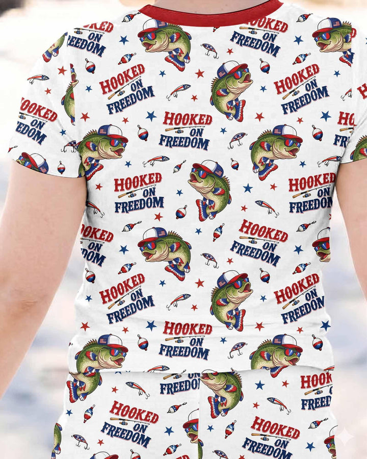 Zweiteiliges, kurzärmliges Pyjama-Set mit Marienkäfern