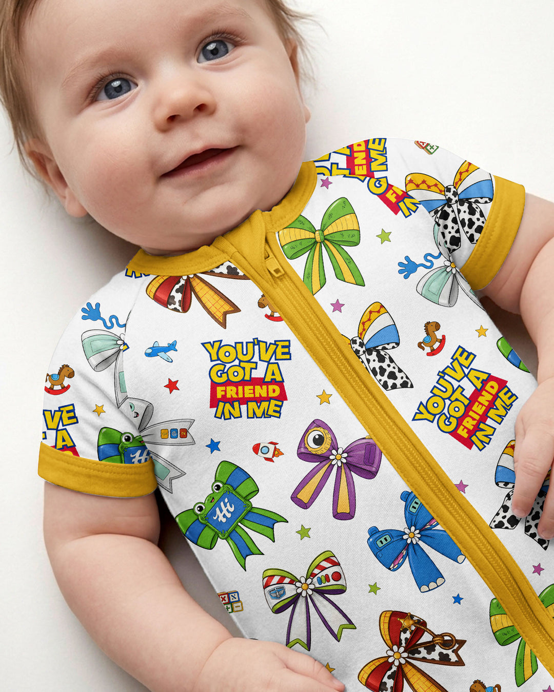 Magical Mirror Bow Bamboo Shorty Zippy