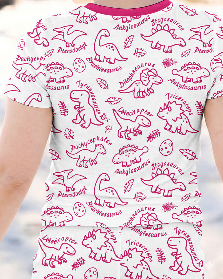 Zweiteiliges, kurzärmliges Pyjama-Set mit Marienkäfern