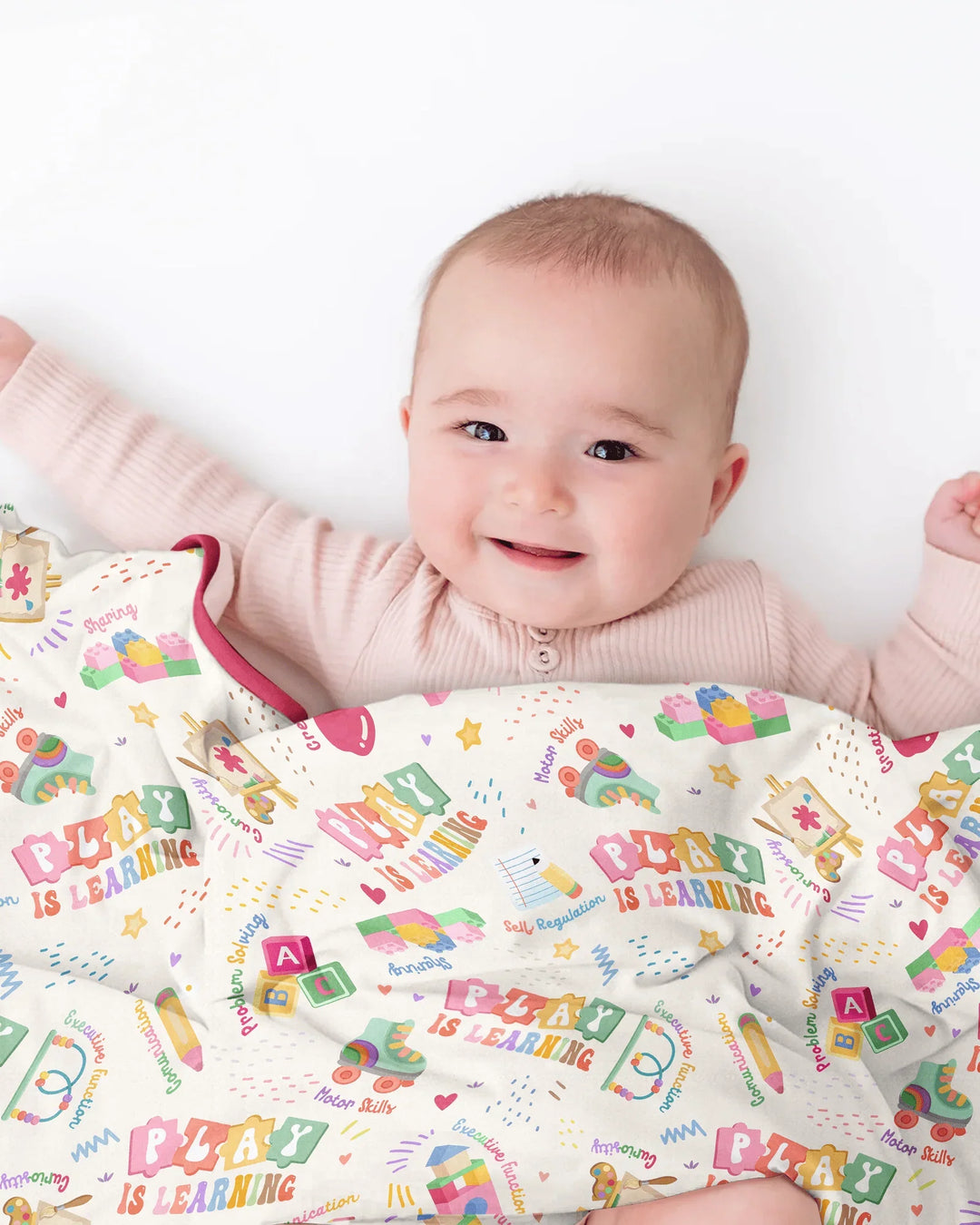 Play and Learn Bamboo Blanket