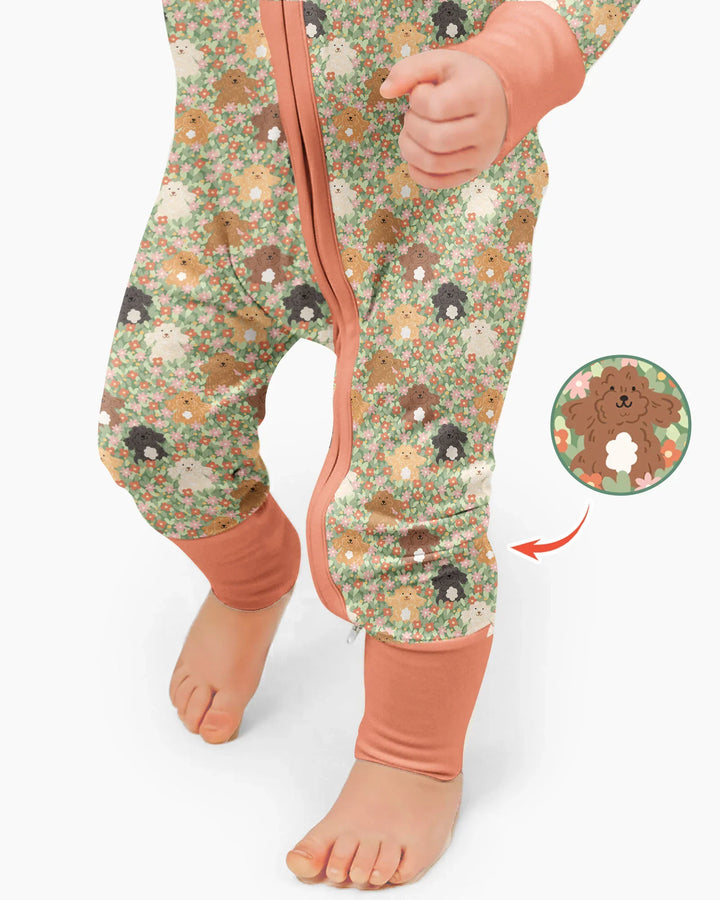 Gerippte Babykleidung mit individuellem Foto - Weich &amp; Skizzenhaft