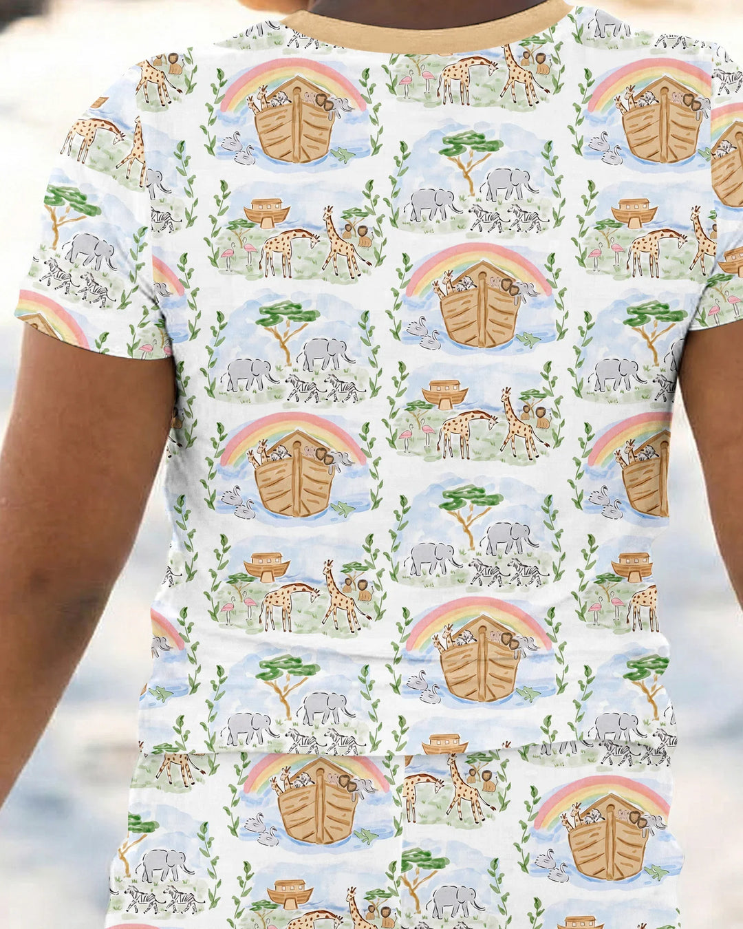 Zweiteiliges, kurzärmliges Pyjama-Set mit Marienkäfern