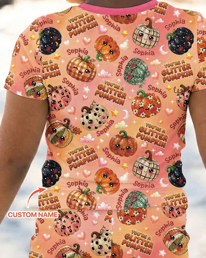 Zweiteiliges, kurzärmliges Pyjama-Set mit Marienkäfern