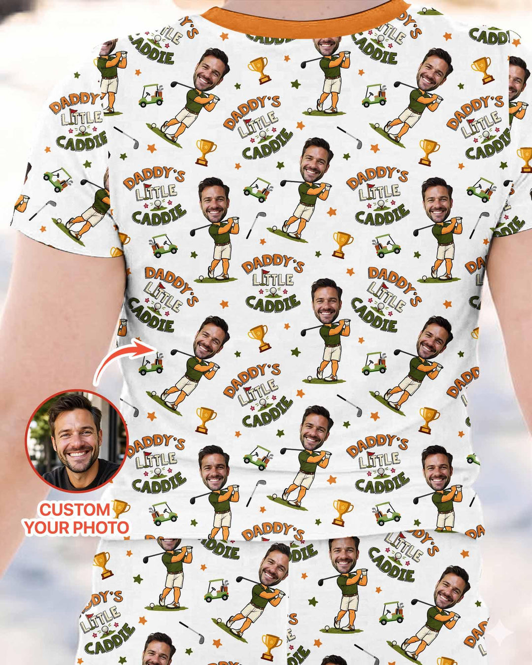 Zweiteiliges, kurzärmliges Pyjama-Set mit Marienkäfern