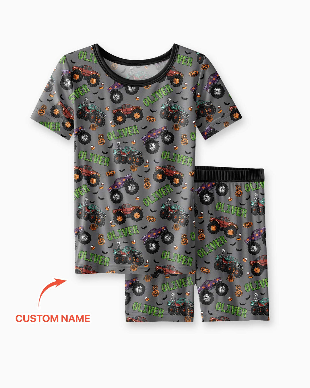 Schlafanzug-Set zweiteilig, kurze Ärmel, kurze Hose, Bambus