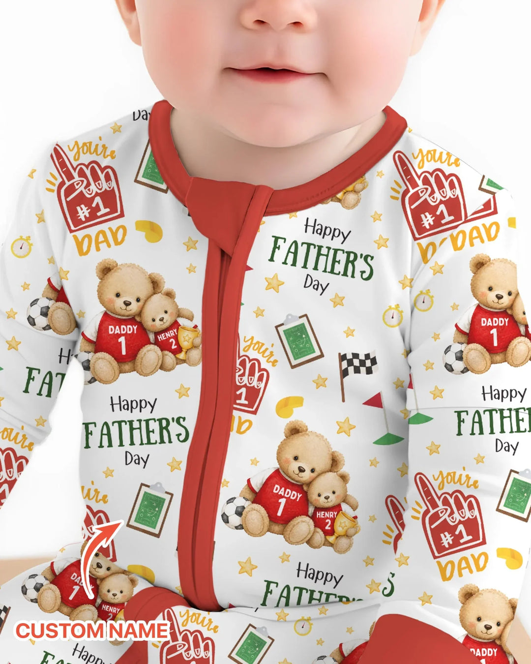 Gerippte Babykleidung mit individuellem Foto - Weich &amp; Skizzenhaft