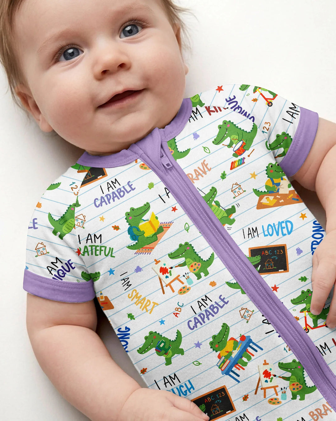 Brave Gator Days Bamboo Shorty Zippy