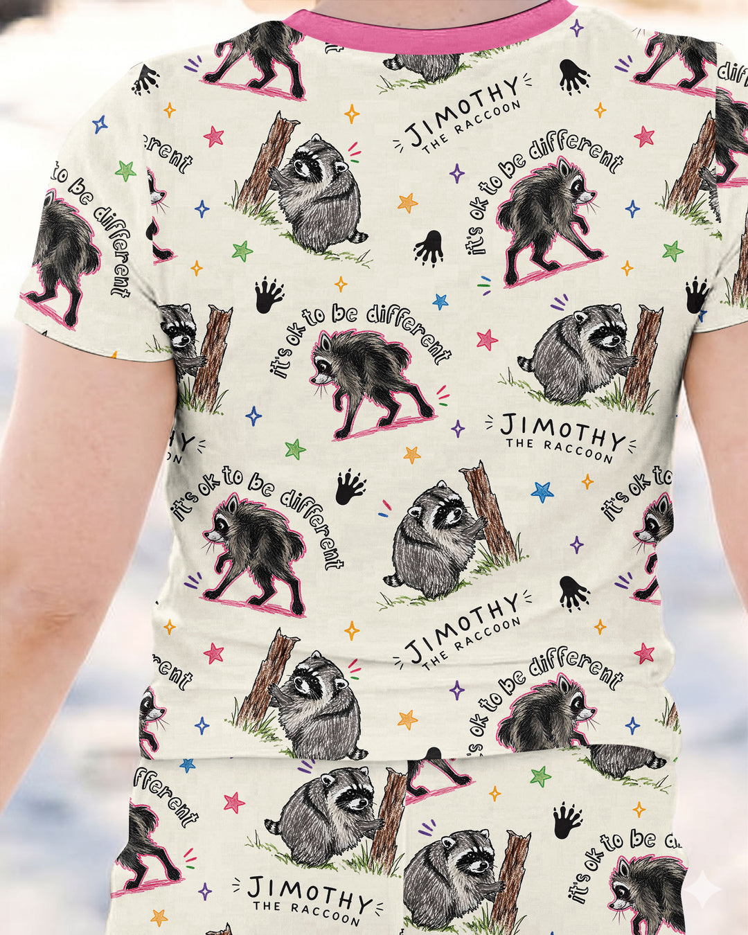 It's Okay to be Jimothy Bamboo Two Piece Short Sleeve Pajama Set