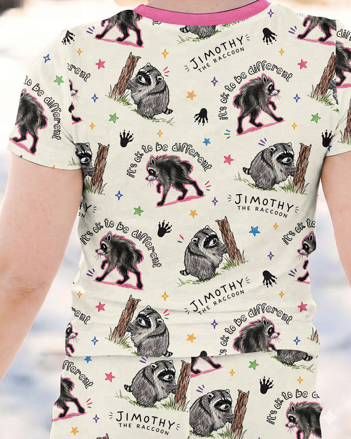 It's Okay to be Jimothy Bamboo Two Piece Short Sleeve Pajama Set