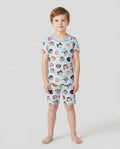 Feelings Vocabulary Bamboo Two Piece Short Sleeve Shorts Pajama Set