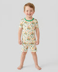 Love For All Family Matching Bamboo Two Piece Short Sleeve Shorts Pajama Set