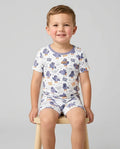 Pigeon Stay Coo Bamboo Two Piece Short Sleeve Shorts Pajama Set