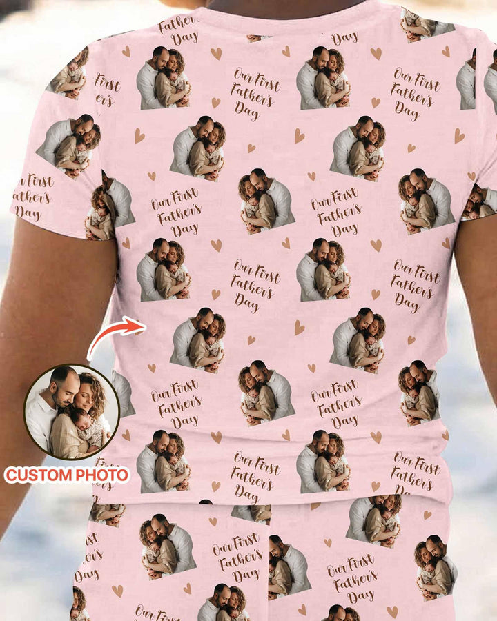 Zweiteiliges Pyjama-Set mit kurzen Ärmeln und Shorts im Sommer-Design