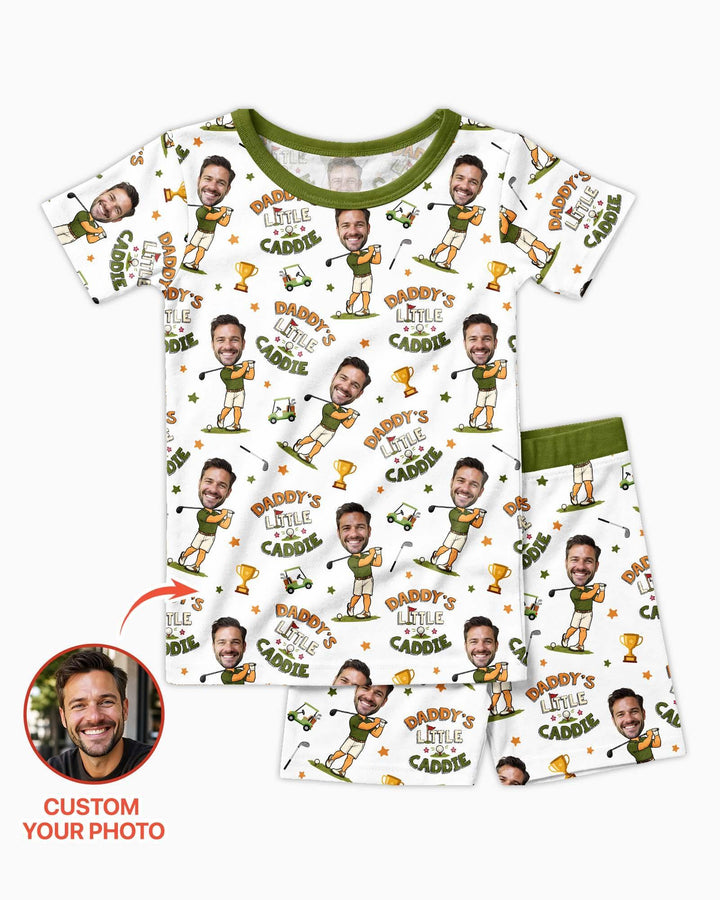 Zweiteiliges Pyjama-Set mit kurzen Ärmeln und Shorts im Sommer-Design