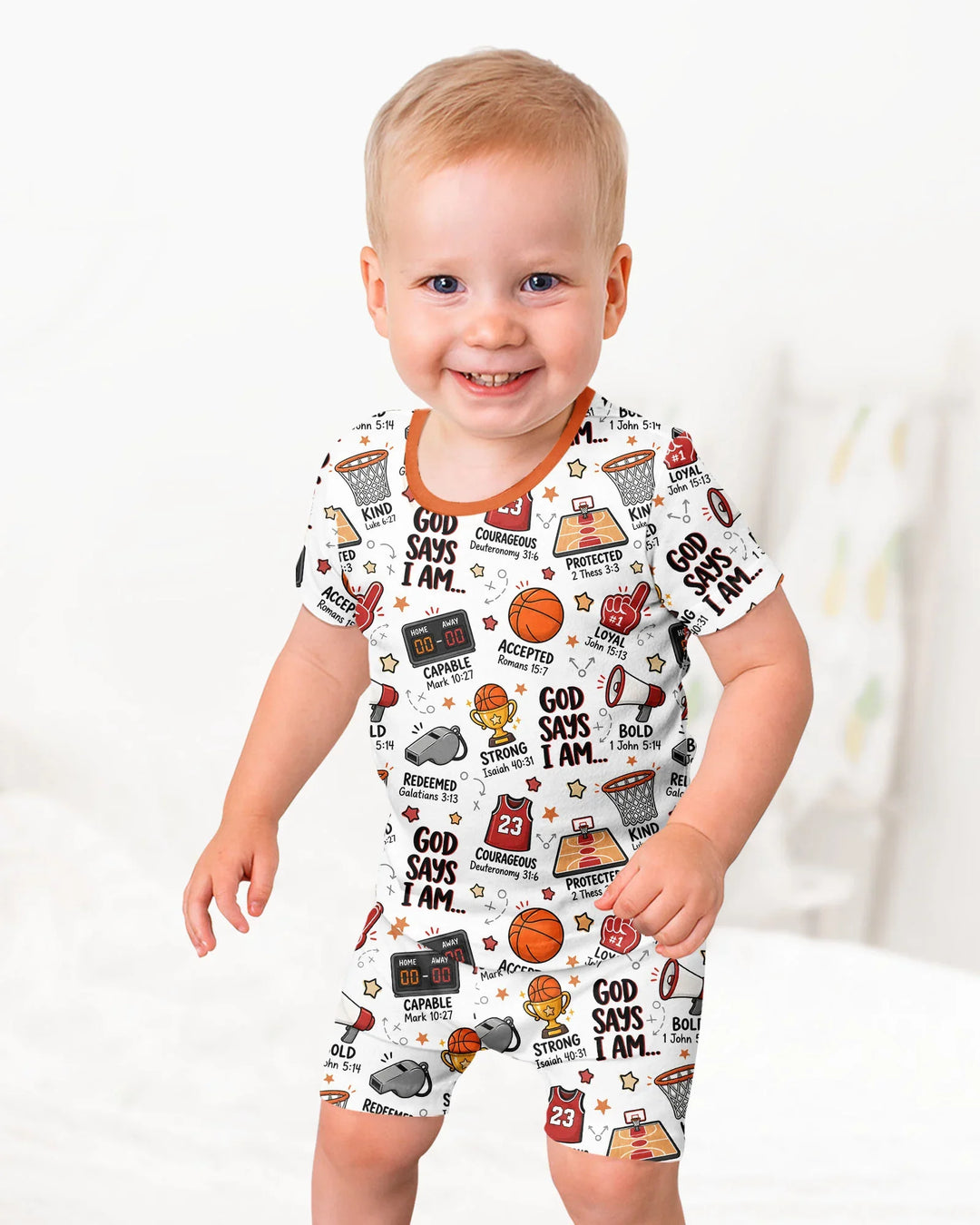 Schlafanzug-Set zweiteilig, kurze Ärmel, kurze Hose, Bambus