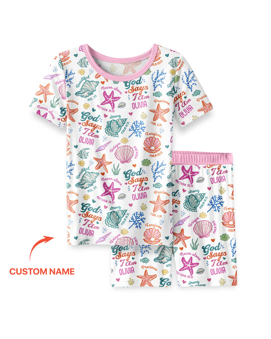 Schlafanzug-Set zweiteilig, kurze Ärmel, kurze Hose, Bambus