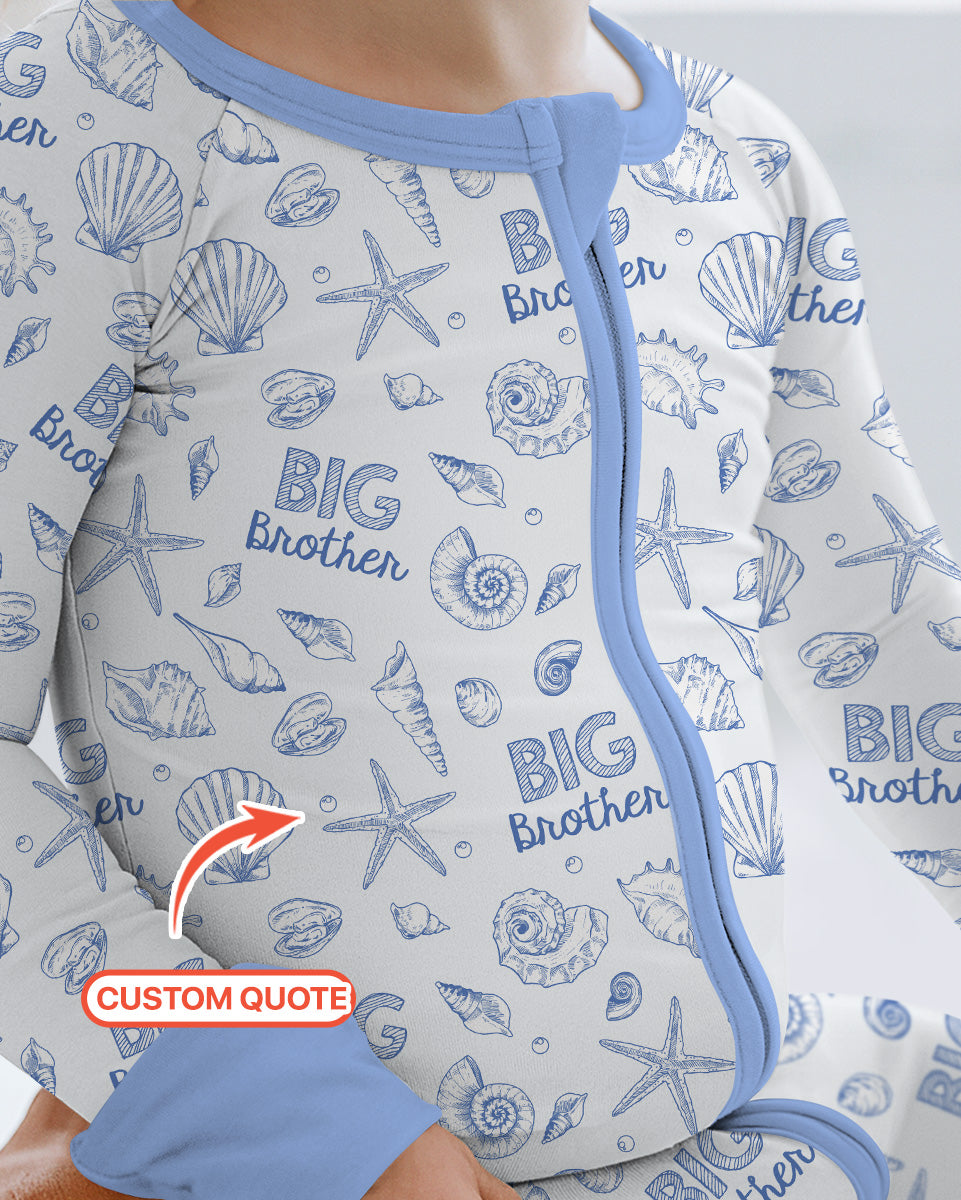 Coquette Seashell Matching Sibling Bamboo Convertible Zippy