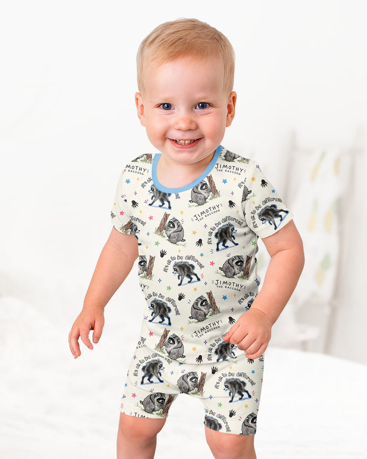 It's Okay to be Jimothy Bamboo Two Piece Short Sleeve Pajama Set