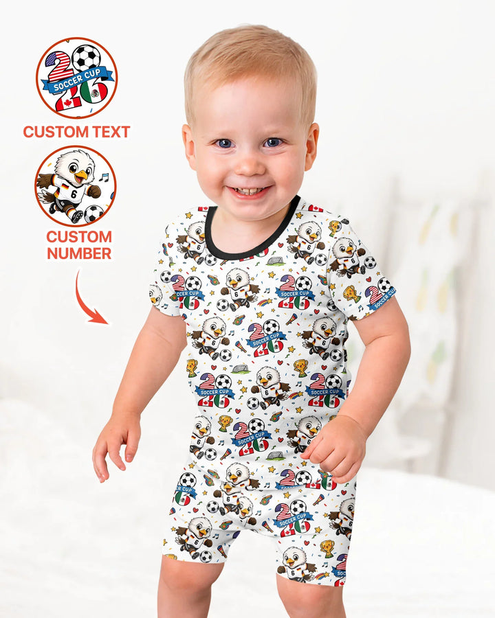Schlafanzug-Set zweiteilig, kurze Ärmel, kurze Hose, Bambus