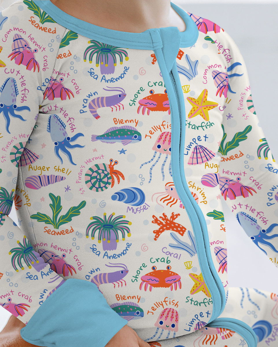 Tide Pool Pals Bamboo Convertible Zippy