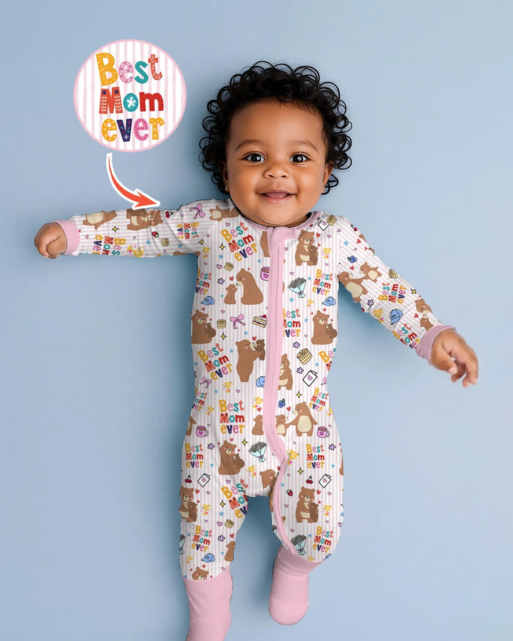Gerippte Babykleidung mit individuellem Foto - Weich &amp; Skizzenhaft