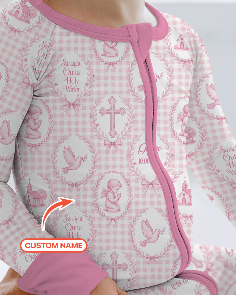 Gerippte Babykleidung mit individuellem Foto - Weich &amp; Skizzenhaft