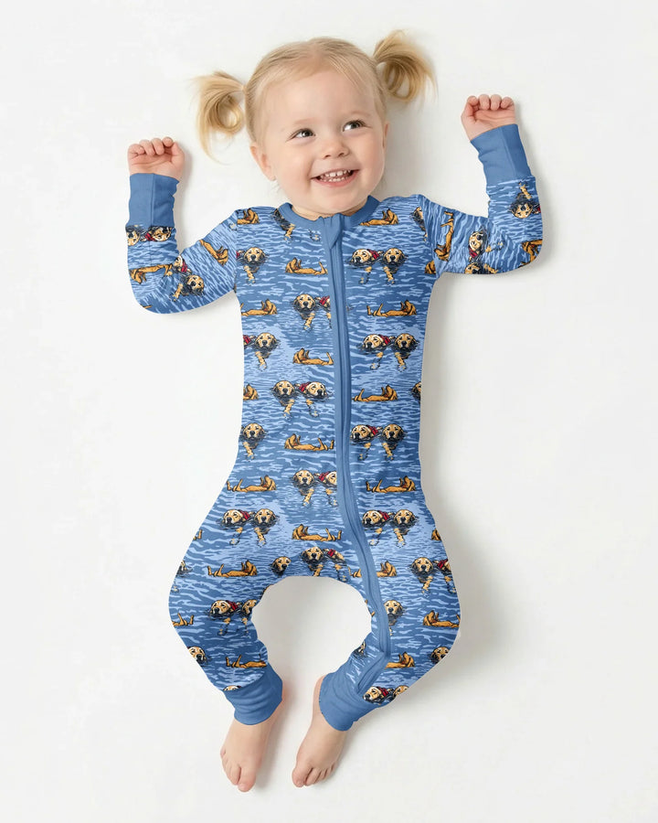Gerippte Babykleidung mit individuellem Foto - Weich &amp; Skizzenhaft