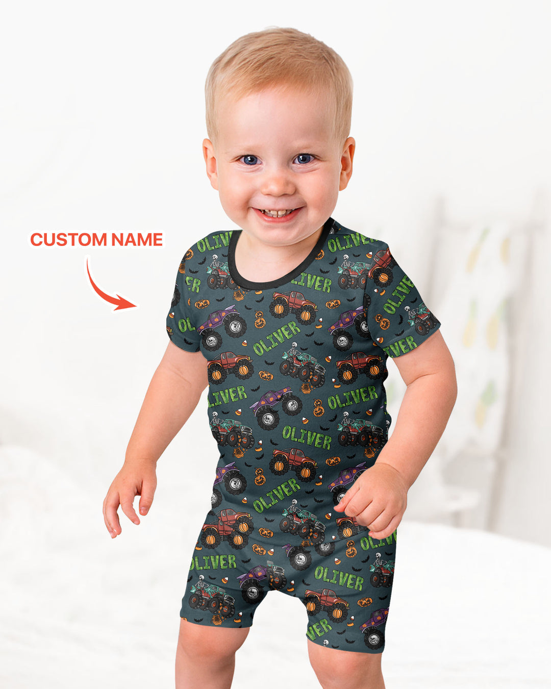 Schlafanzug-Set zweiteilig, kurze Ärmel, kurze Hose, Bambus