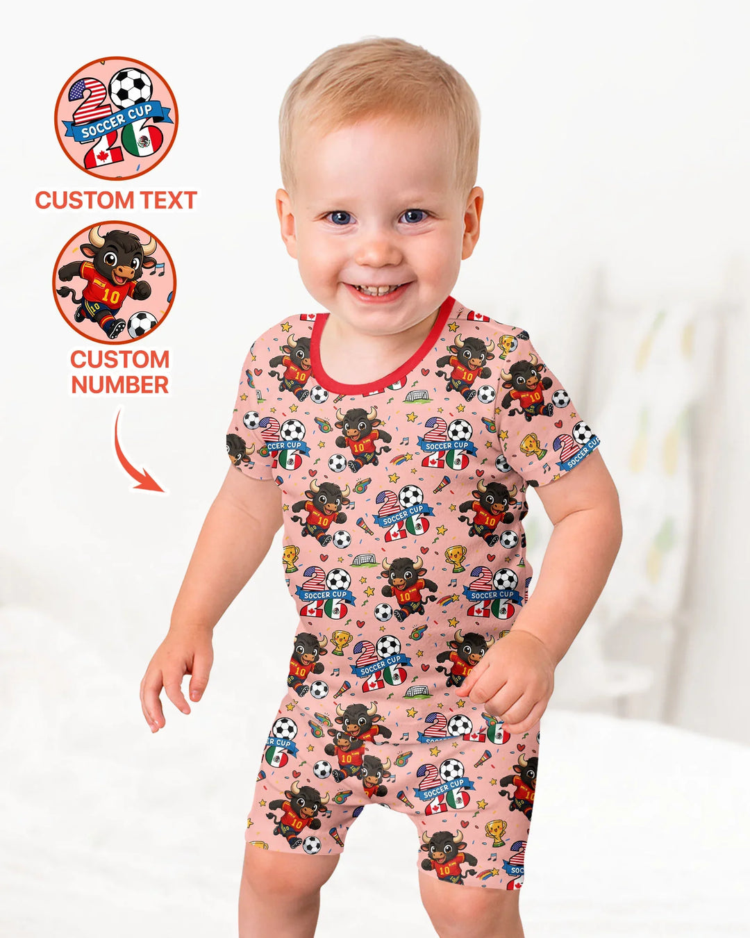 Schlafanzug-Set zweiteilig, kurze Ärmel, kurze Hose, Bambus