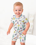 Bark-O-Ween Bamboo Two Piece Short Sleeve Shorts Pajama Set