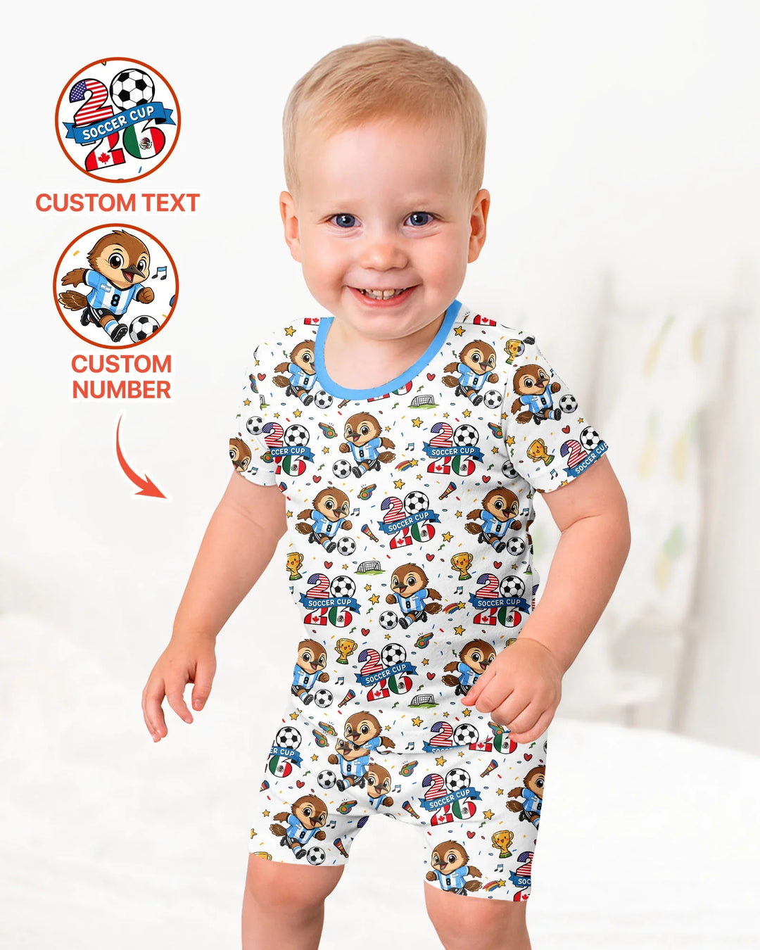 Schlafanzug-Set zweiteilig, kurze Ärmel, kurze Hose, Bambus