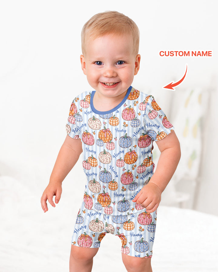 Schlafanzug-Set zweiteilig, kurze Ärmel, kurze Hose, Bambus