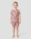 Schlafanzug-Set zweiteilig, kurze Ärmel, kurze Hose, Bambus