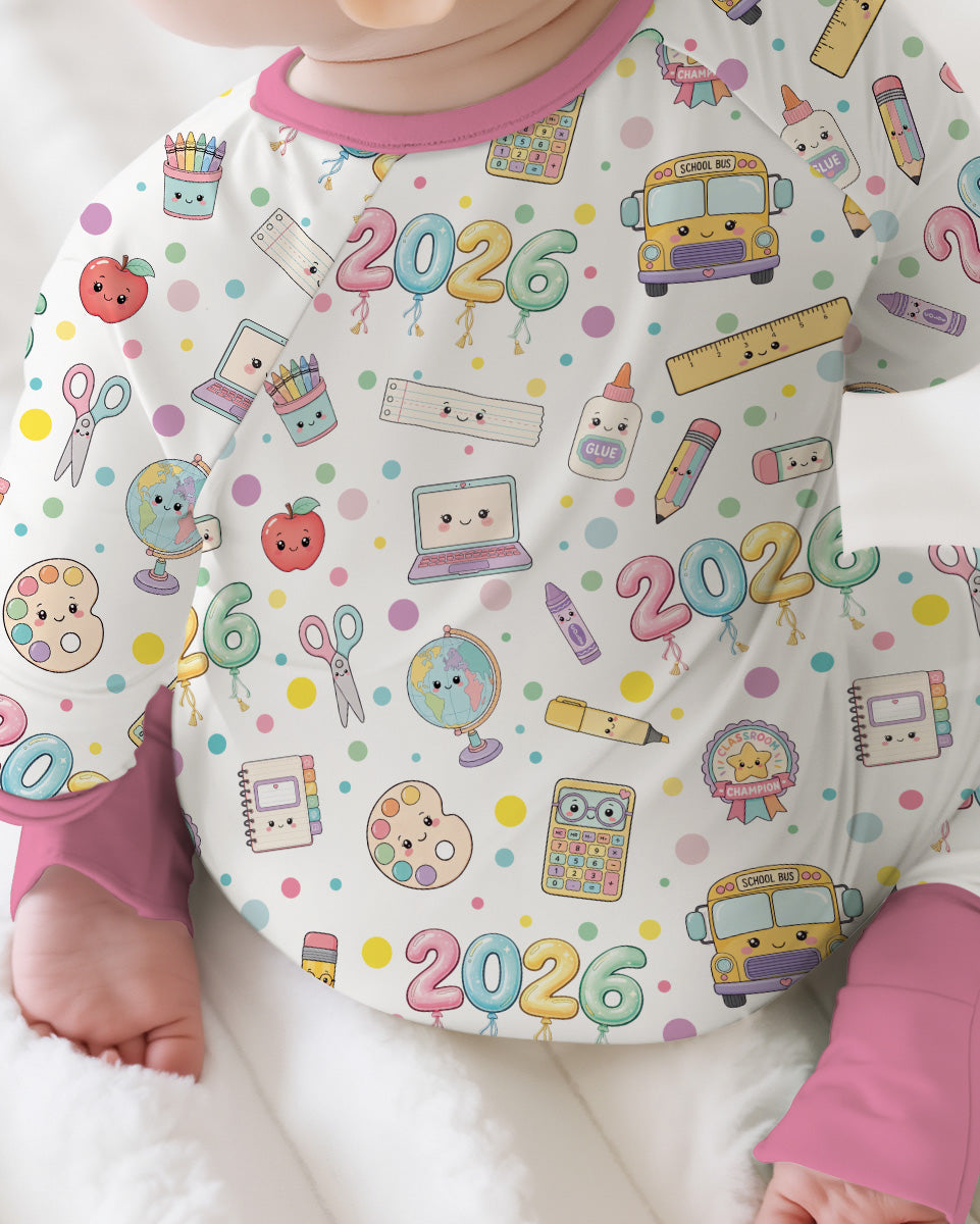Gerippte Babykleidung mit individuellem Foto - Weich &amp; Skizzenhaft