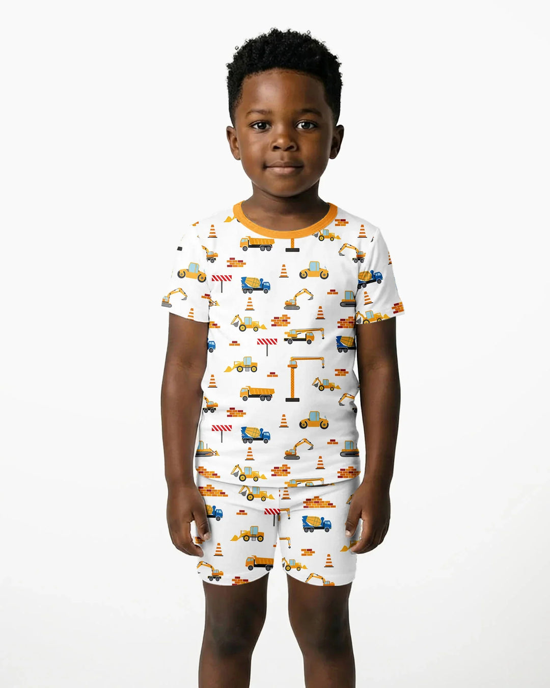 Konstruktion Bambus Zweiteiliger Kurzarm-Shorts-Pyjama-Set